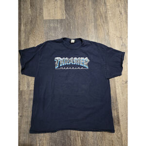 Thrasher Magazine Ice Glacier Skateboard Shirt Men's Size XL